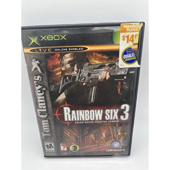 Tom Clancy's Rainbow Six 3 (Microsoft Xbox, 2003) Complete w/ Manual - Tested - Picture 1 of 7